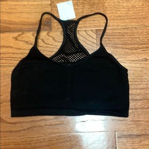 Black one size bralette